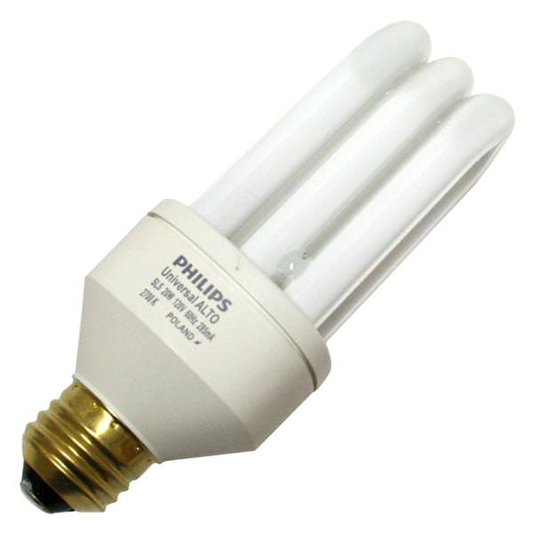 20 watt 120 volt SLS Medium Screw Base 2700K Warm White CFL