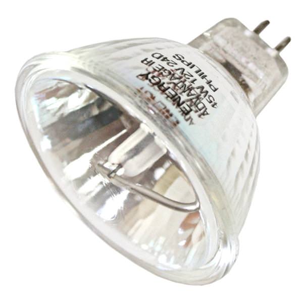 45 watt 12 volt MR16 Bi-Pin Base Clear Narrow Flood #EXZ