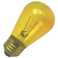 Philips 11 watt 130 volt S14 Medium Screw Base Transparent Yellow