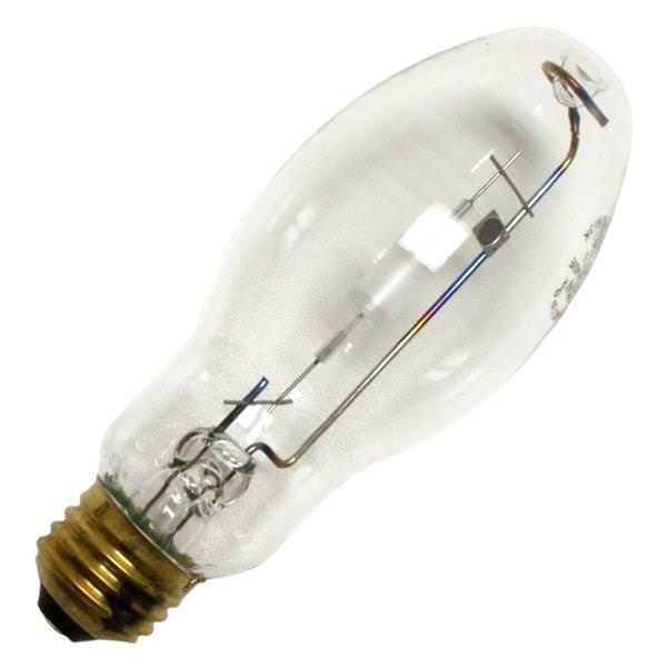 100 watt ED17 Medium Screw Base 3000K Natural White Clear Metal Halide