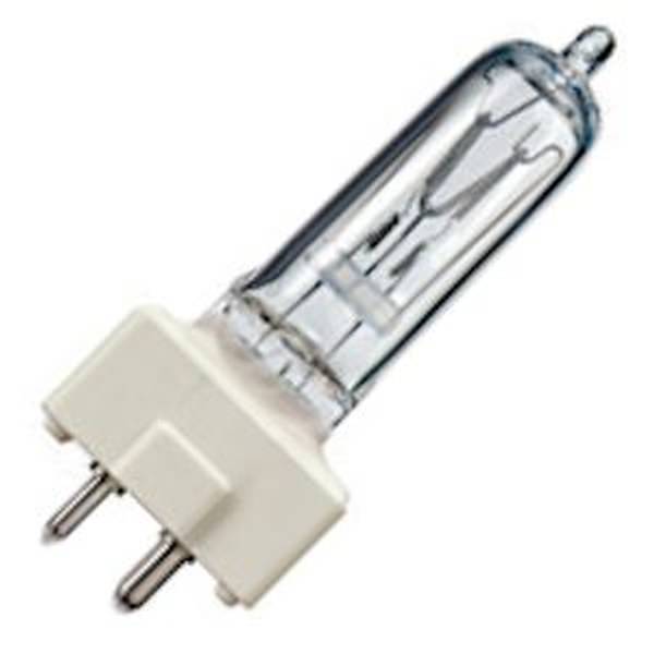 500 watt 230 volt T6.5 Bi-Pin Prefocus Base 3000K Natural White #GCV/GVH