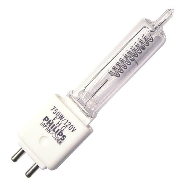 750 watt 120 volt T5 Bi-Pin Base Clear #EHG