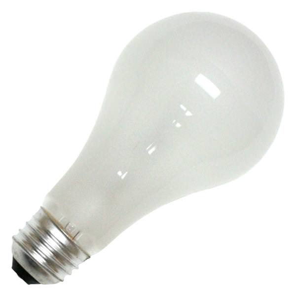 100 watt 250 volt A21 Medium Screw Base Rough Service Frosted