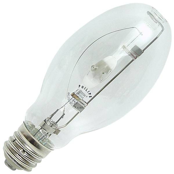 250 watt ED28 Mogul Screw Base 4300K Cool White Clear Metal Halide