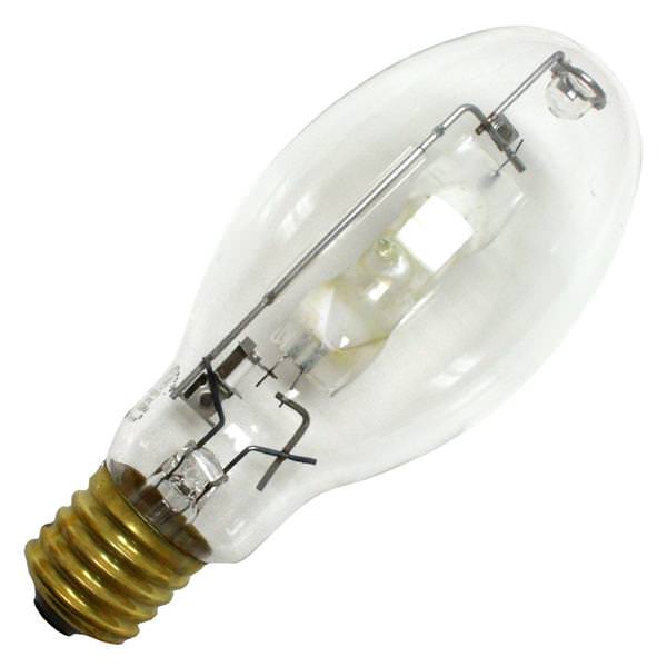 400 watt ED28 Mogul Screw Base 4000K Cool White Clear Metal Halide