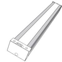 Philips 48" 120/277 volt 3500K Neutral White Dimmable LED Wall Mount