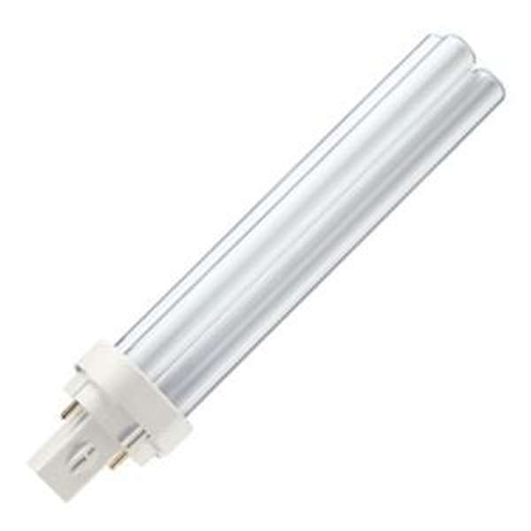 21 watt PL-C 2-Pin Base 3000K Natural White CFL
