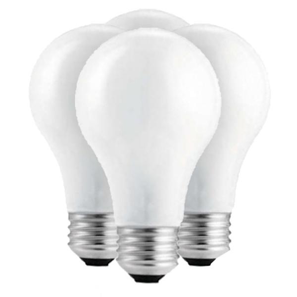 43 watt 120 volt A19 Medium Screw Base (4 pack)