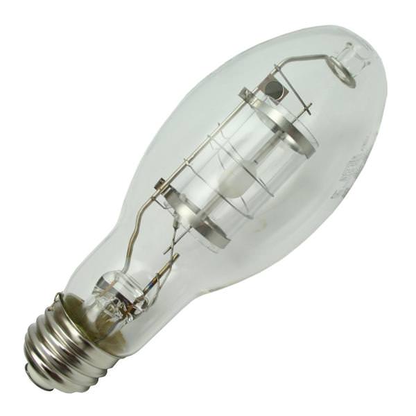 70 watt ED17P Medium Screw Base 4000K Cool White Clear Metal Halide