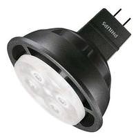 Philips 6.5 watt 12 volt MR16 Bi-Pin Base 2200K-2700K Dimmable LED Narrow Flood