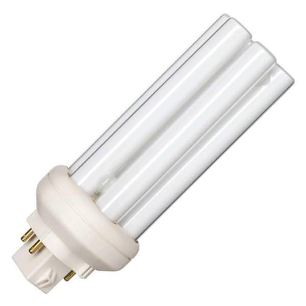 26 watt 120 volt PL-T 4-Pin Base 3000K Natural White Dimmable CFL