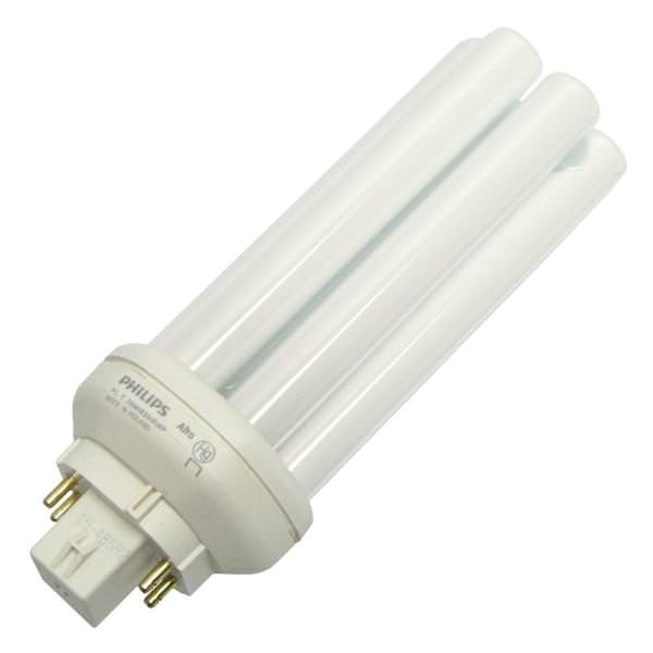 26 watt 120 volt PL-T 4-Pin Base 3500K Natural White Dimmable CFL