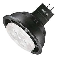 Philips 6.5 watt 12 volt MR16 Bi-Pin Base 2200K-2700K Dimmable Flood LED