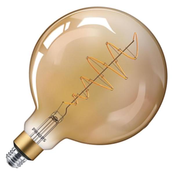 7.5 watt 120 volt G63 Medium Screw Base 2000K Warm White Dimmable LED