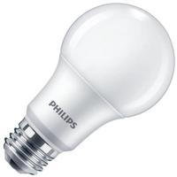 Philips 8.8 watt 120 volt A19 Medium Screw Base 2700K Warm White Frosted Dimmable LED