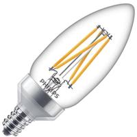 Philips 5.5 watt 120 volt B11 Candelabra Screw Base Dimmable Warm Dimming LED