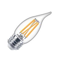 View 6.6 watt 120 volt BA11 Candelabra Screw Base CCT Selectable LED