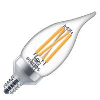 View 6.6 watt 120 volt BA11 Candelabra Screw Base CCT Selectable LED