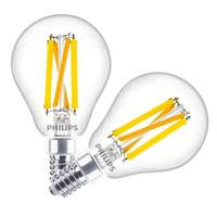 Philips 5 watt 120 volt A15 Candelabra Screw Base 2200K-2700K Warm Glow Dimmable LED (2 Pack)