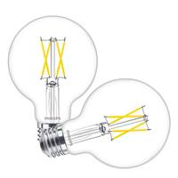 Philips 5 watt 120 volt G25 Medium Screw Base 5000K Daylight Dimmable LED (2 Pack)