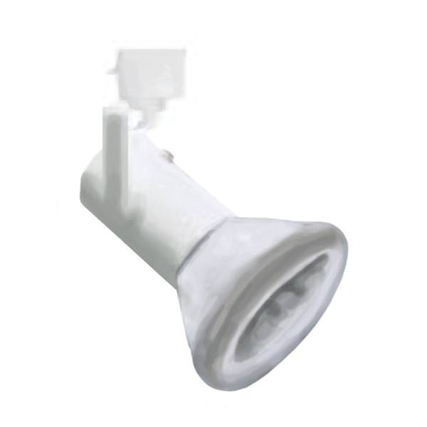 Matte White Mini Universal Lightolier Signify Basic & Advent Track Head Lighting Accessory
