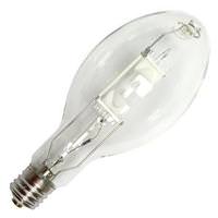 Plusrite 400 watt ED37 Mogul Screw Base 4200K Cool White Clear Metal Halide