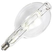 Plusrite 1000 watt BT56 Mogul Screw Base 4200K Cool White Clear Metal Halide