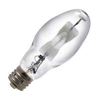 Plusrite 175 watt ED17 Medium Screw Base 4000K Cool White Clear Metal Halide
