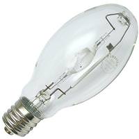 Plusrite 250 watt ED28 Mogul Screw Base 4000K Cool White Clear Metal Halide