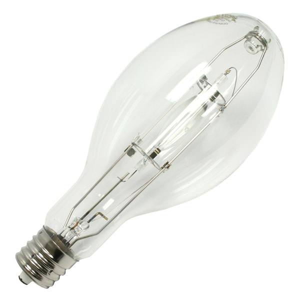 400 watt ED37 Mogul Screw Base 4000K Cool White Clear Metal Halide
