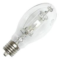 Plusrite 400 watt ED28 Mogul Screw Base 4000K Cool White Clear Metal Halide