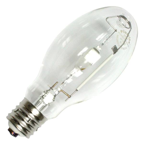 250 watt ED28 Mogul Screw Base 4000K Cool White Clear Metal Halide