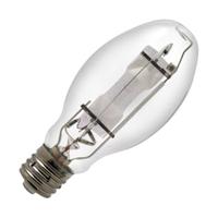 Plusrite 400 watt ED37 Mogul Screw Base 4000K Cool White Clear Metal Halide