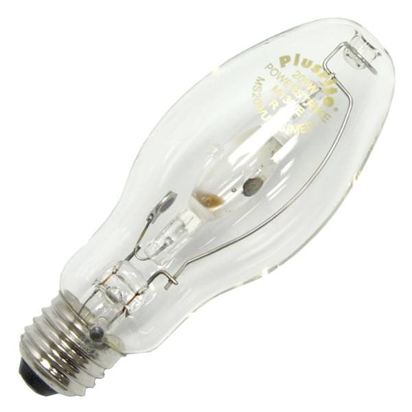 200 watt ED17 Medium Screw Base 4000K Cool White Clear Metal Halide