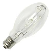 Plusrite 200 watt ED28 Mogul Screw Base 4000K Cool White Clear Metal Halide