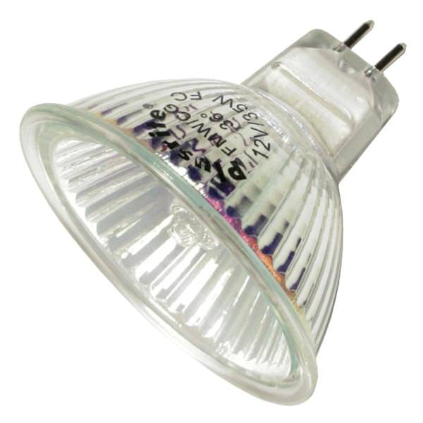 35 watt 12 volt MR16 Bi-Pin Base Warm White Flood #FMW