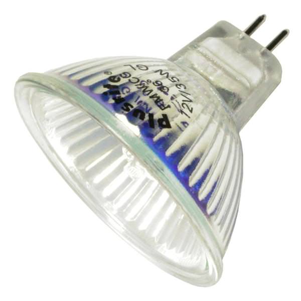 35 watt 12 volt MR16 Bi-Pin Base 2850K Warm White Flood #FMW