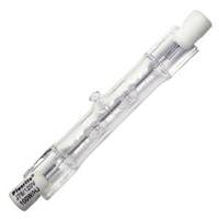 Plusrite 100 watt 120 volt T3 Recessed Single Contact Base 2850K Warm White Clear