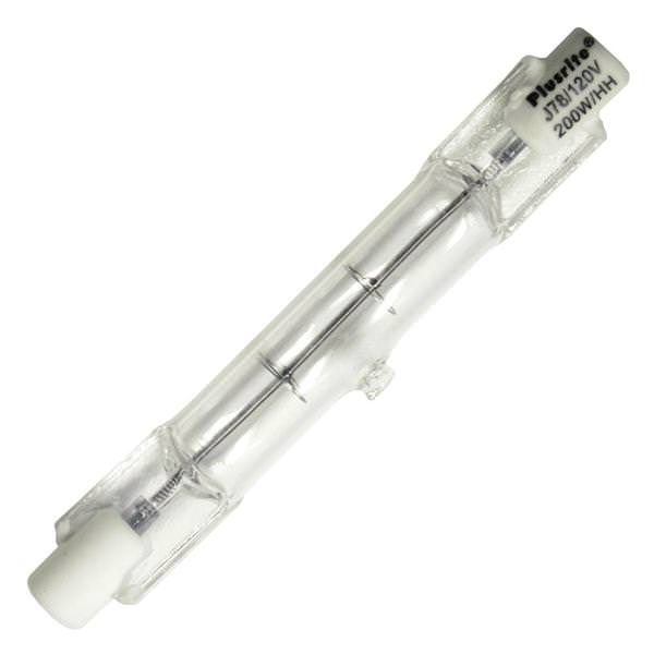 200 watt 120 volt T3 Recessed Single Contact Base 2850K Warm White Clear
