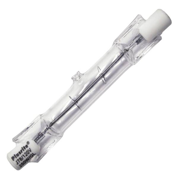 250 watt 120 volt T3 Recessed Single Contact Base 2850K Warm White Clear