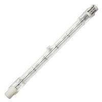 Plusrite 100 watt 130 volt T3 Recessed Single Contact Base 2850K Warm White Clear