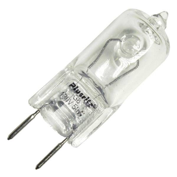 50 watt 130 volt T4 Bi-Pin Base 2850K Warm White