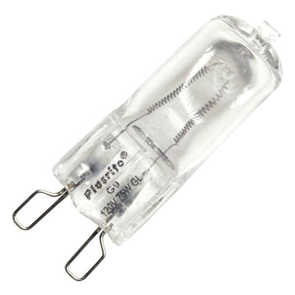 75 watt 120 volt T4 Bi-Pin Base 2850K Warm White