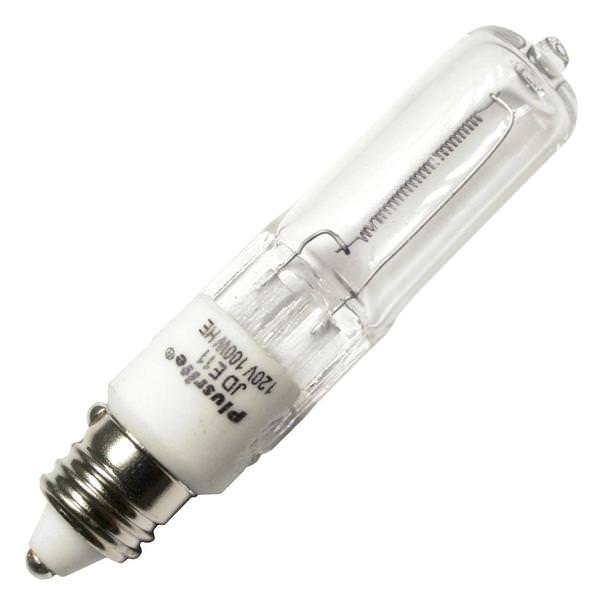 100 watt 120 volt T4 Miniature Candelabra Screw Base 2900K Warm White