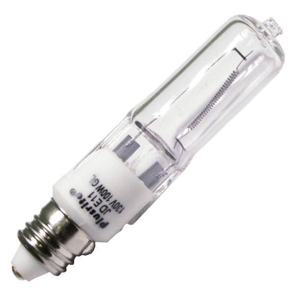 100 watt 130 volt T4 Miniature Candelabra Screw Base 2900K Warm White