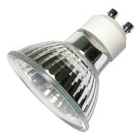 Plusrite 50 watt 130 volt MR16 Twist and Lock Base 3000K Natural White Narrow Flood