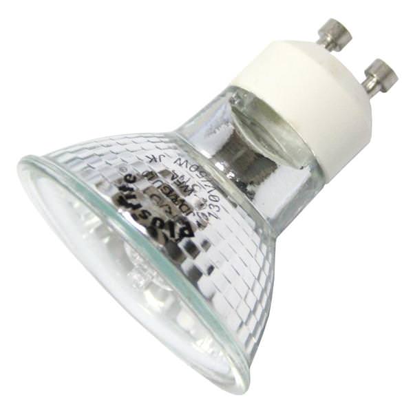 50 watt 130 volt MR16 Twist and Lock Base 3000K Natural White Wide Flood