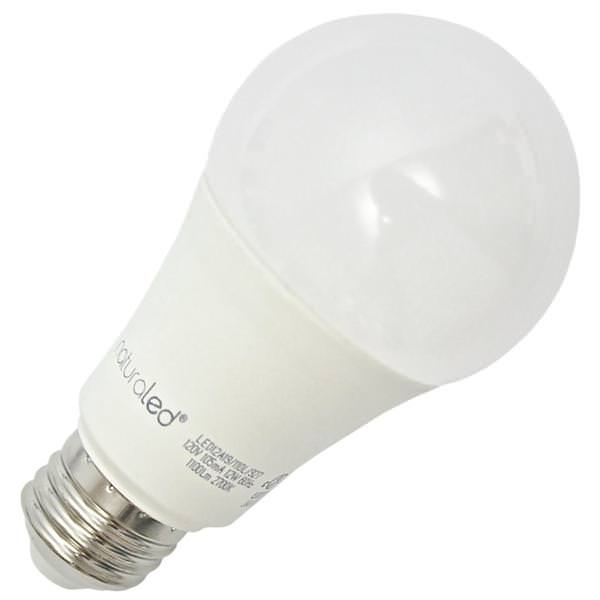 12 watt 120 volt A19 Medium Screw Base 2700K Warm White Dimmable LED