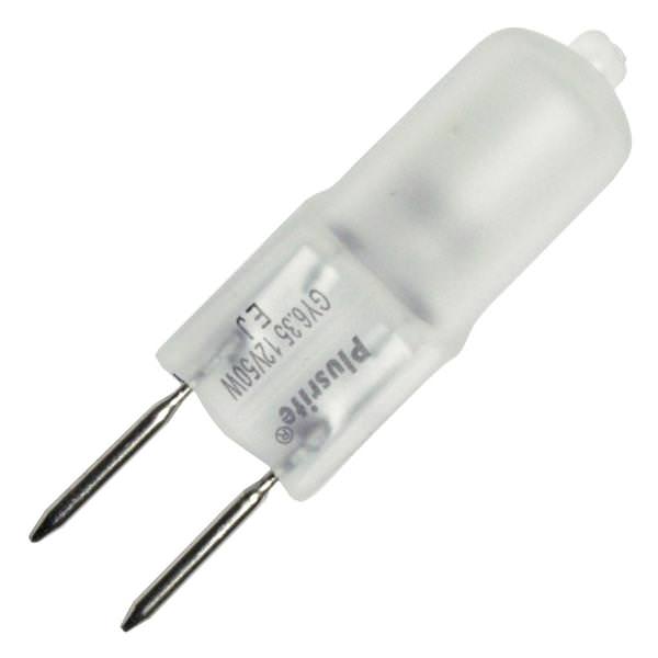 50 watt 12 volt T3 Bi-Pin Base 2850K Warm White Frosted Xenon