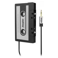 Energizer Black Cassette Adapter for 3.5mm Audio Devices